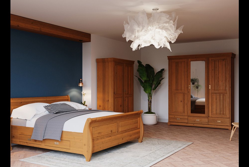 Toscania bedroom solid wood furniture