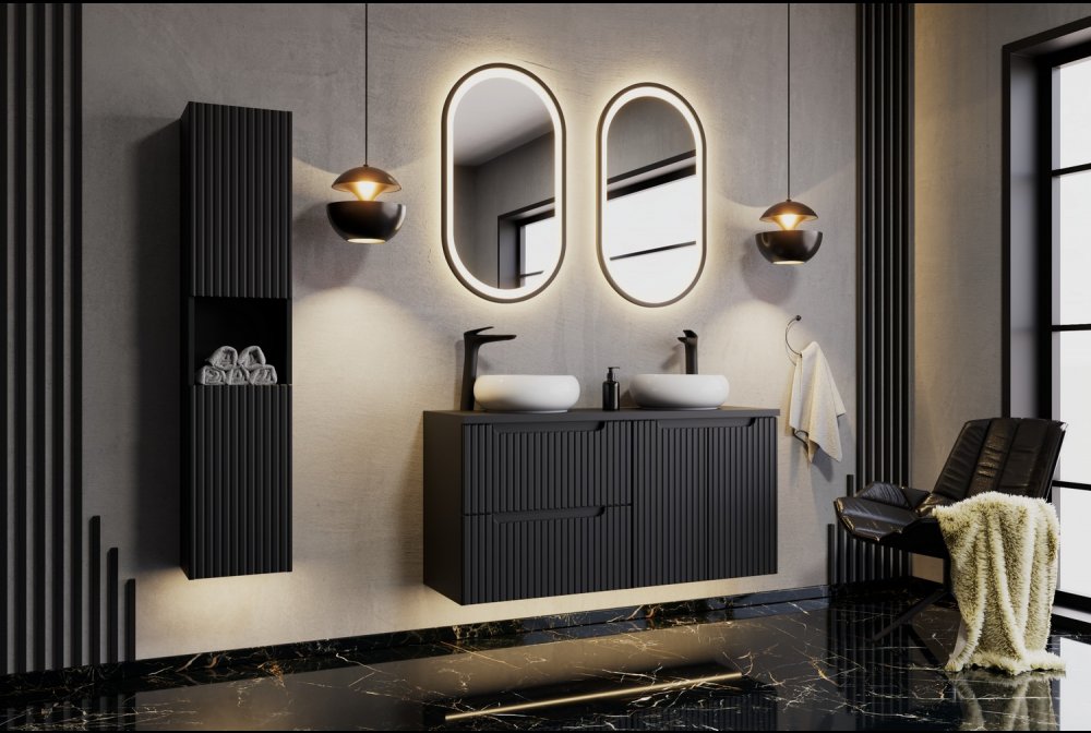 Nova Black Badezimmer