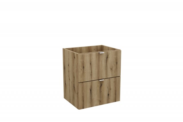 Nova-Oak A 82-50-2S Cabinet Under Washbasin 50 cm 2 Drawers