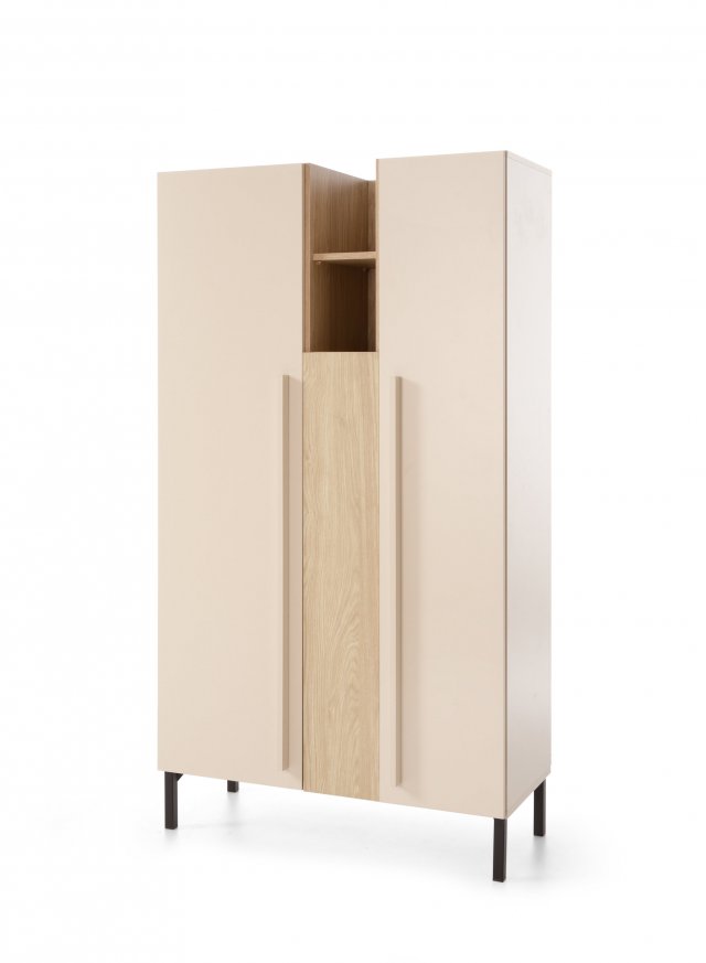 Sergio SE5 Cabinet with shelves Sand beige