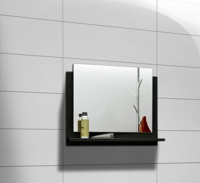 Furnitech DR/LU Mirror for bathroom black