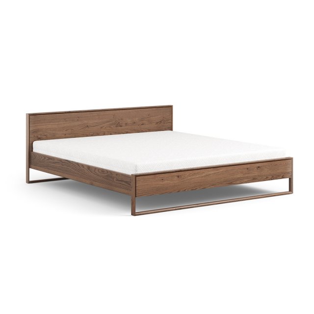 Adria- PRHADRIA140x200DD+ST140x200 Smoked oak Bed