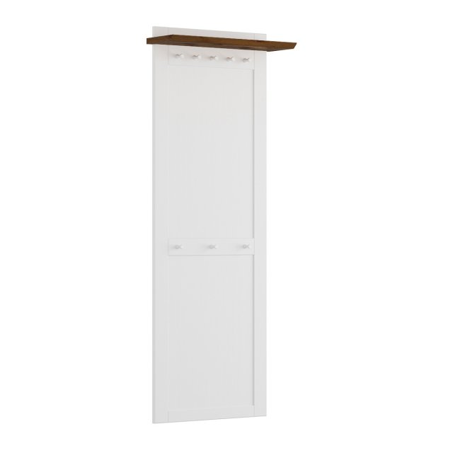 Marone Elite White/tabacco PLMEL28/T Panel with hanger rack