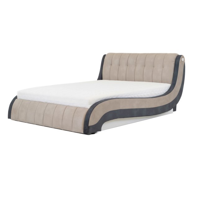 NICOL II NC26/160 Bed (Letto 83 grey/Letto 99 anthracite)