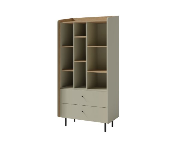 Alessio AE6 Cabinet with shelves Eucalyptus