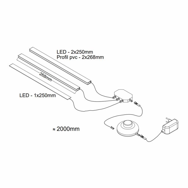 Nomad ND-06 Lighting LED 3xL250 warm white