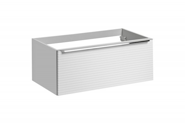 LEONARDO WHITE 82-90-B-1S Cabinet Under Washbasin