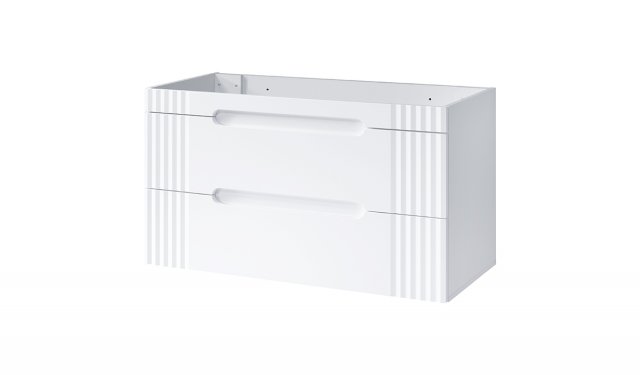 FIJI WHITE 82-120-D-2S Cabinet Under Washbasin 