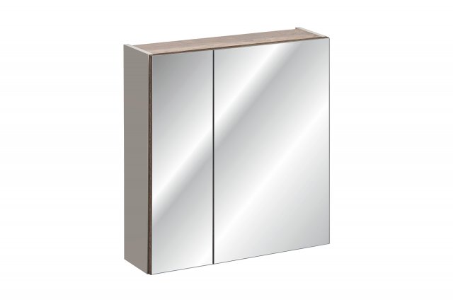 SANTA FE TAUPE 84-60-A-2D Mirror Cabinet 