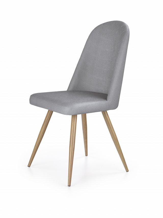 K214 chair grey/honey oak