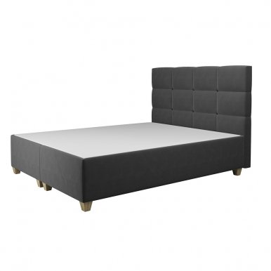ITALIA 180x200 Bed with box (grey fabric Kronos 22)