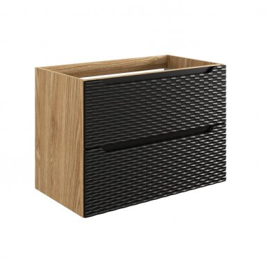 Ocean Black 82-80-2S Cabinet Under Washbasin 80 cm 2 Drawers