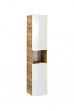 Abura White/Oak Craft 800 Tall cabinet