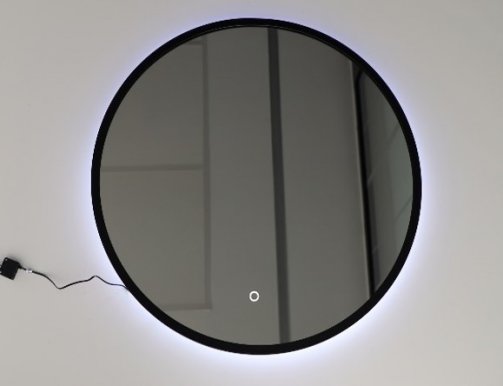 LUNA-FI 600 BLACK LUS LED Badspiegel Led Touch Wandspiegel 