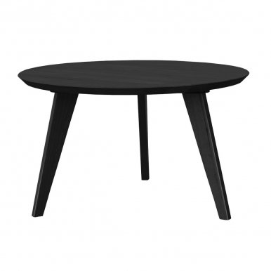Orbetello 3SORB58C Schwarze Esche (70cm) Runder Couchtisch