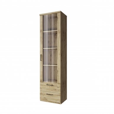 Doorset WIT WYS 1W2S Glass-fronted cabinet