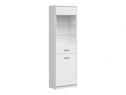 Nepo Plus REG1D1W Glass-fronted cabinet