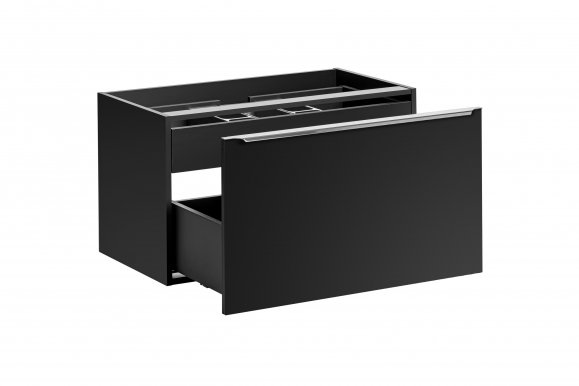 SANTA FE BLACK 82-80-B-2S Cabinet Under Washbasin