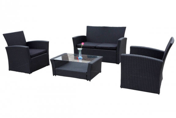 Комплект уличной мебели UNICO Черный