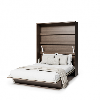 BED-CONCEPT BC-12 Wandklappbett 160x200 Vertikal Schrankbett