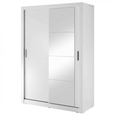 ArtiAR -04 White Skapis ar bīdāmām durvīm 150cm