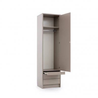 GENIUS GS-SZ-S Wardrobe with drawers,hanger and shelf