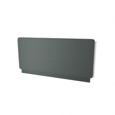 CP- 12 Upholstered headrest 140 for CP-01 (Graphite with grey shelf)