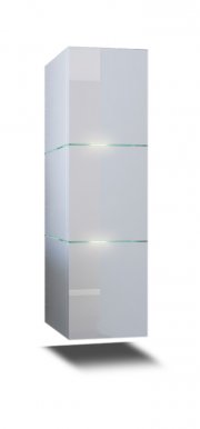 Furnitech GS14 Настенный шкафчик для ванной комнаты white/white gloss