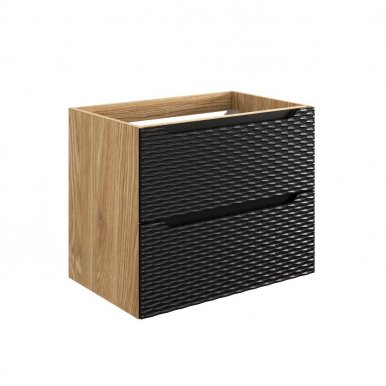 Ocean Black 82-70-2S Cabinet Under Washbasin 70 cm 2 Drawers