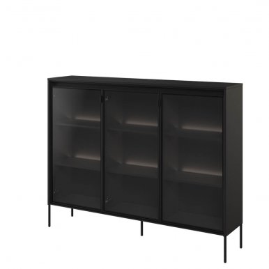 TREND TR-08 Glass-fronted cabinet Black