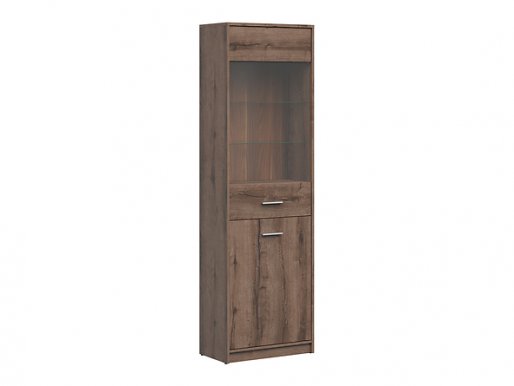Nepo Plus REG1D1W Glass-fronted cabinet
