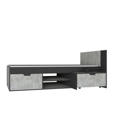 Nano NA 13 L/R 90x200 Enigma Bett mit 2 Schubladen
