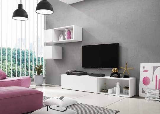 ROCO 5 Living room White mat/Obr.white mat/White mat