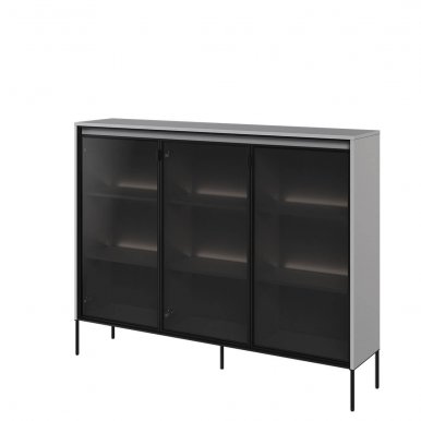 TREND TR-08 Glass-fronted cabinet Grey