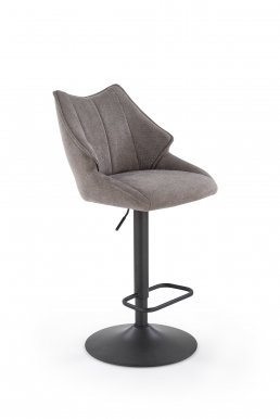 H122 Bar chair, black/grey