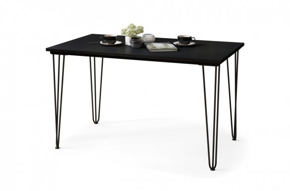 HAIRPIN STO Dinning table,black matte