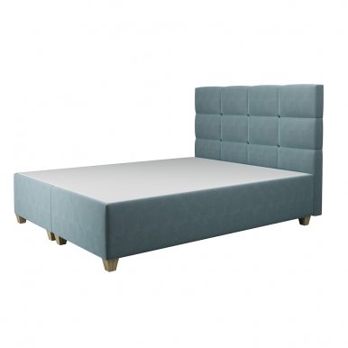 ITALIA 180x200 Bed with box (light blue fabric Kronos 31)