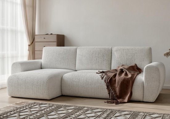 Coral Perfect NAR Stūra dīvāns (CORAL 15 Ecru-Krēms)