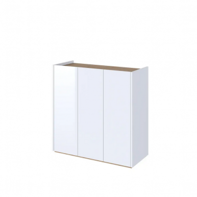 EASY EA-03 Chest 3d with lighting - white gloss/oak scandi