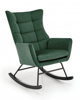BAZALTO Rocking chair Dark green