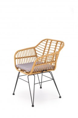 K541 Lounge chair natural / grey