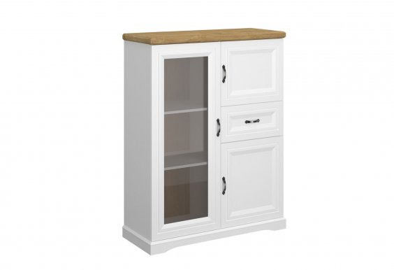 Riva/ WIT WIT2D1W1S Glass-fronted cabinet