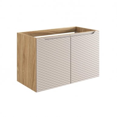 Ocean Beige 82-90-2D Cabinet Under Washbasin 90 cm 2 Doors