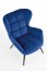 TYRION Armchair dark blue