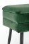 VELVA bench color: dark green/black