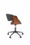 BILBO Office chair black / walnut