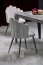 FELIX Dining table (extendable) gray marble / black