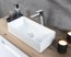 UN-GAJA 45-SW Washbasin/Waschbecken Shiny White