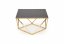 FELICIA Coffee table black marble / gold