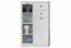 Brandson WIT-NIS 1d1w2s Glass-fronted cabinet